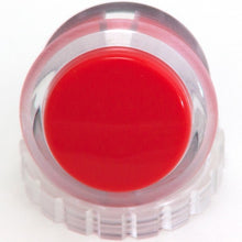 Load image into Gallery viewer, Seimitsu PS-14-KN 30 mm Screw-in Button - Clear White &amp; Red