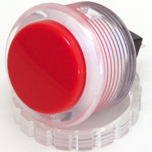 Load image into Gallery viewer, Seimitsu PS-14-KN 30 mm Screw-in Button - Clear White &amp; Red