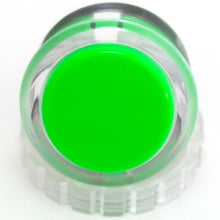 Load image into Gallery viewer, Seimitsu PS-14-KN 30 mm Screw-in Button - Clear White &amp; Green