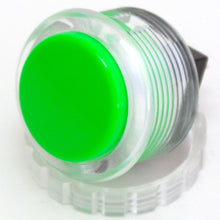 Load image into Gallery viewer, Seimitsu PS-14-KN 30 mm Screw-in Button - Clear White &amp; Green