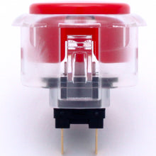 Load image into Gallery viewer, Sanwa OBSC-30 Snap-in Button - Clear White &amp; Red Plunger