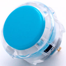 Load image into Gallery viewer, Sanwa OBSC-30 Snap-in Button - Clear White &amp; Blue Plunger