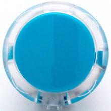 Load image into Gallery viewer, Sanwa OBSC-30 Snap-in Button - Clear White &amp; Blue Plunger
