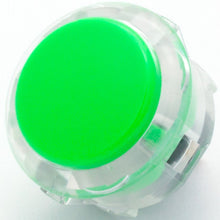 Load image into Gallery viewer, Sanwa OBSC-30 Snap-in Button - Clear White &amp; Green Plunger