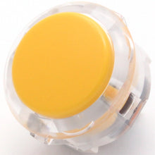 Load image into Gallery viewer, Sanwa OBSC-30 Snap-in Button - Clear White &amp; Yellow Plunger