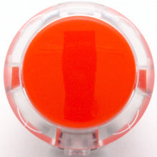 Load image into Gallery viewer, Sanwa OBSC-30 Snap-in Button - Clear White &amp; Orange Plunger