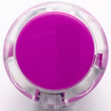 Load image into Gallery viewer, Sanwa OBSC-30 Snap-in Button - Clear White &amp; Violet Plunger