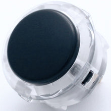Load image into Gallery viewer, Sanwa OBSC-30 Snap-in Button - Clear White &amp; Black Plunger