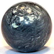 Load image into Gallery viewer, Butteroj's Gray and White Swirled 38mm ball tops