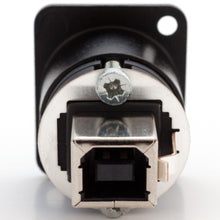 Load image into Gallery viewer, Neutrik NAUSB-W-B Panel Mount Black
