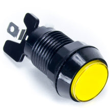 Load image into Gallery viewer, Paradise LED Button - Black and Yellow