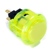 Load image into Gallery viewer, Sanwa OBSC-24 Snap-in Button - Clear Yellow