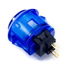 Load image into Gallery viewer, Sanwa OBSC-24 Snap-in Button - Clear Blue