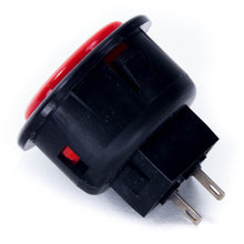 Load image into Gallery viewer, Seimitsu PS-14-G 30 mm Snap-in Button - Black &amp; Red