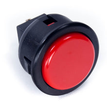 Load image into Gallery viewer, Seimitsu PS-14-G 30 mm Snap-in Button - Black &amp; Red