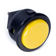 Load image into Gallery viewer, Seimitsu PS-14-G 30 mm Snap-in Button - Black &amp; Yellow