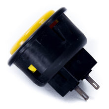Load image into Gallery viewer, Seimitsu PS-14-G 30 mm Snap-in Button - Black &amp; Yellow