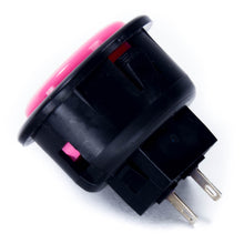 Load image into Gallery viewer, Seimitsu PS-14-G 30 mm Snap-in Button - Black &amp; Pink