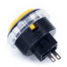 Load image into Gallery viewer, Seimitsu PS-14-GN 30 mm Screw-in Button - Black &amp; Yellow