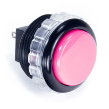 Load image into Gallery viewer, Seimitsu PS-14-GN 30 mm Screw-in Button - Black &amp; Pink