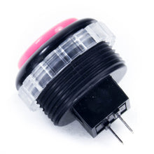 Load image into Gallery viewer, Seimitsu PS-14-GN 30 mm Screw-in Button - Black &amp; Pink