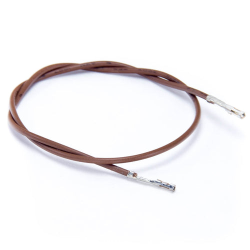 Brown 22 awg Wire, 2 x  female header,  25cm