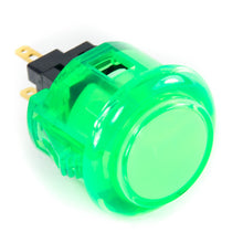 Load image into Gallery viewer, Sanwa OBSC-24 Snap-in Button - Clear Green