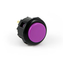 Load image into Gallery viewer, Sanwa OBSF-24 Snap-in Button - Black &amp; Violet