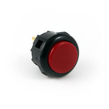 Load image into Gallery viewer, Sanwa OBSF-24 Snap-in Button - Black &amp; Red