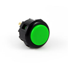 Load image into Gallery viewer, Sanwa OBSF-24 Snap-in Button - Black &amp; Green