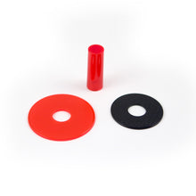 Load image into Gallery viewer, Sanwa JLF-CD Shaft Cover Kit - Red Translucent