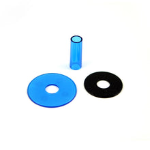 Load image into Gallery viewer, Sanwa JLF-CD Shaft Cover Kit - Blue Transparent