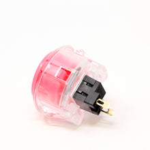 Load image into Gallery viewer, Sanwa OBSC-30 Snap-in Button - Clear White &amp; Pink Plunger