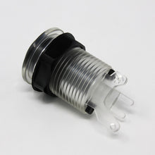 Load image into Gallery viewer, iL PSL-L/CV Convex Button - Clear White &amp; Black Plunger