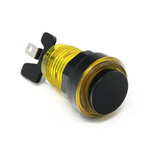 Load image into Gallery viewer, Paradise LED Button with Black Plunger - Translucent Yellow