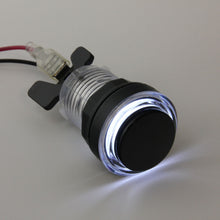 Load image into Gallery viewer, Paradise LED Button with Black Plunger - Translucent White