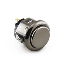 Load image into Gallery viewer, Sanwa OBSJ-24 Snap-in Button - Metallic Gun Metal