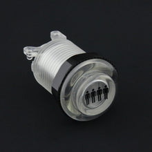 Load image into Gallery viewer, iL PSL-L Concave Button - Clear White - Player 4