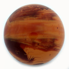 Load image into Gallery viewer, Butteroj Caramel Brown Marble 38 mm Ball Top