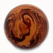 Load image into Gallery viewer, Butteroj Caramel Brown Marble 38 mm Ball Top