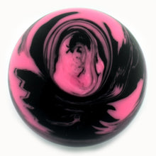 Load image into Gallery viewer, Butteroj Pink &amp; Black Marble 38 mm Ball Top